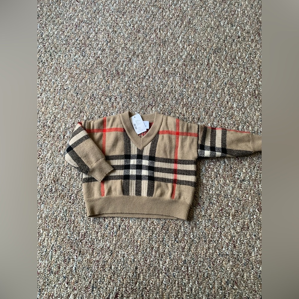 Brand new kids Burberry sweater
